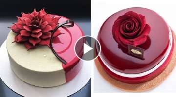 Perfect Chocolate Mirror Glaze Cake Decorating Recipe | So Yummy Cake Videos