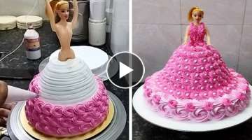 Easy and Parfect Barbie Doll Cake ideas |Wonderful Barbie Doll Cake Design