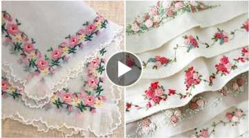 Very Very Beautiful Brazilian Hand Embroidery Designs Patterns For Table Cover Cushion Brdsheets