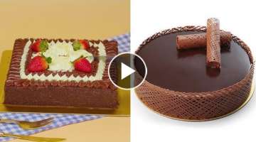 10+ Beautiful Chocolate Birthday Cake Decorating Ideas | Fancy Chocolate Cake Decorating Compilat...