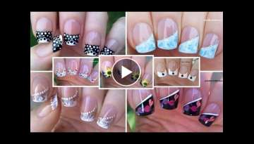 NAIL ART COMPILATION #5 - French Manicure Designs / Life World Women