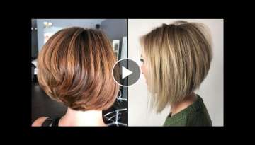 Aesthetic and creative stacked bob haircut ideas and collection for girls