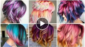 Top Latest 30 Trending Hair Dye Colors Ideas | Short Pixie HairCuts | Amazing Pixie