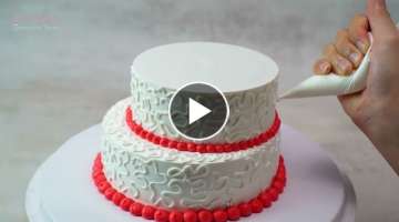 Anniversary Cake Decorations | Beautiful Cake Tutorials | Part 526