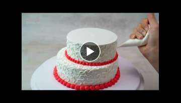 Anniversary Cake Decorations | Beautiful Cake Tutorials | Part 526