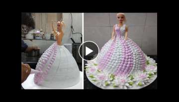 Barbie Doll Cake Kaishe Banaye |Doll Cake Recipe |Doll Cake Design |New Cake Wala