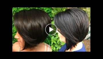 Top Trendy Eye Catching Women's Stacked Bob Haircuts With Amazing Hair Coloring Styling Ideas 202...