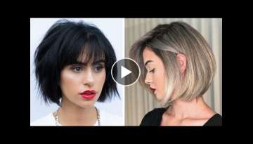 Amazing Short Bob Haircut For Women Over 50 | Pretty Hair