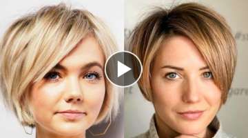 Top 32+ blunt chops without layers||short haircut trends for womens over 45 -60 to try in 2023