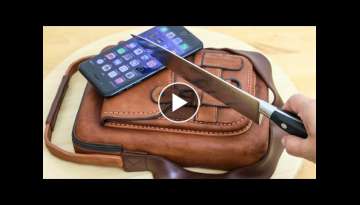 3D Men's Leather Bag Chocolate Cake | Realistic Cake Idea by Cakes StepbyStep
