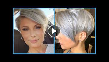 Platinum Silver Pixie Haircuts | Women Short Haircut | Trendy Pixie Hair Ideas | Hair Trendy