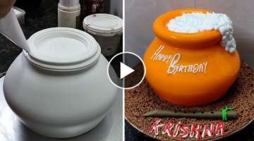Janmashtami Special Cake Design Ideas | Matka Cake Design | Kanhaiya Janmashtami Cake | Krishna C...