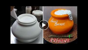 Janmashtami Special Cake Design Ideas | Matka Cake Design | Kanhaiya Janmashtami Cake | Krishna C...