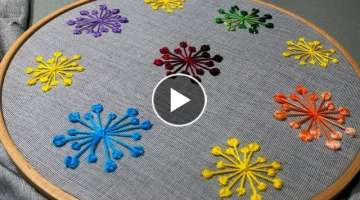 Hand Embroidery: Kashmiri Ball Stitch