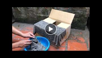 SMART DIY - Amazing Ideas with Cement and Carton box